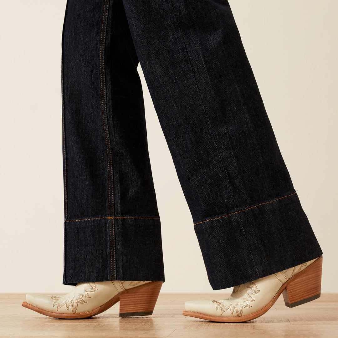 Ultra High Rise Tomboy Western Utility Wide Leg Jeans from Ariat