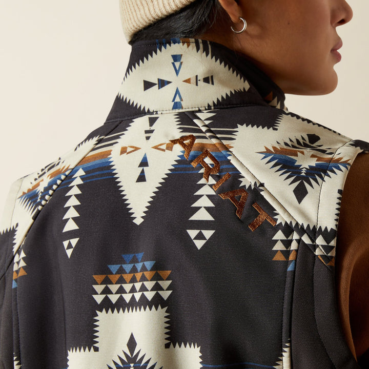 Logo Softshell Print Vest from Ariat - High Call Outfitters