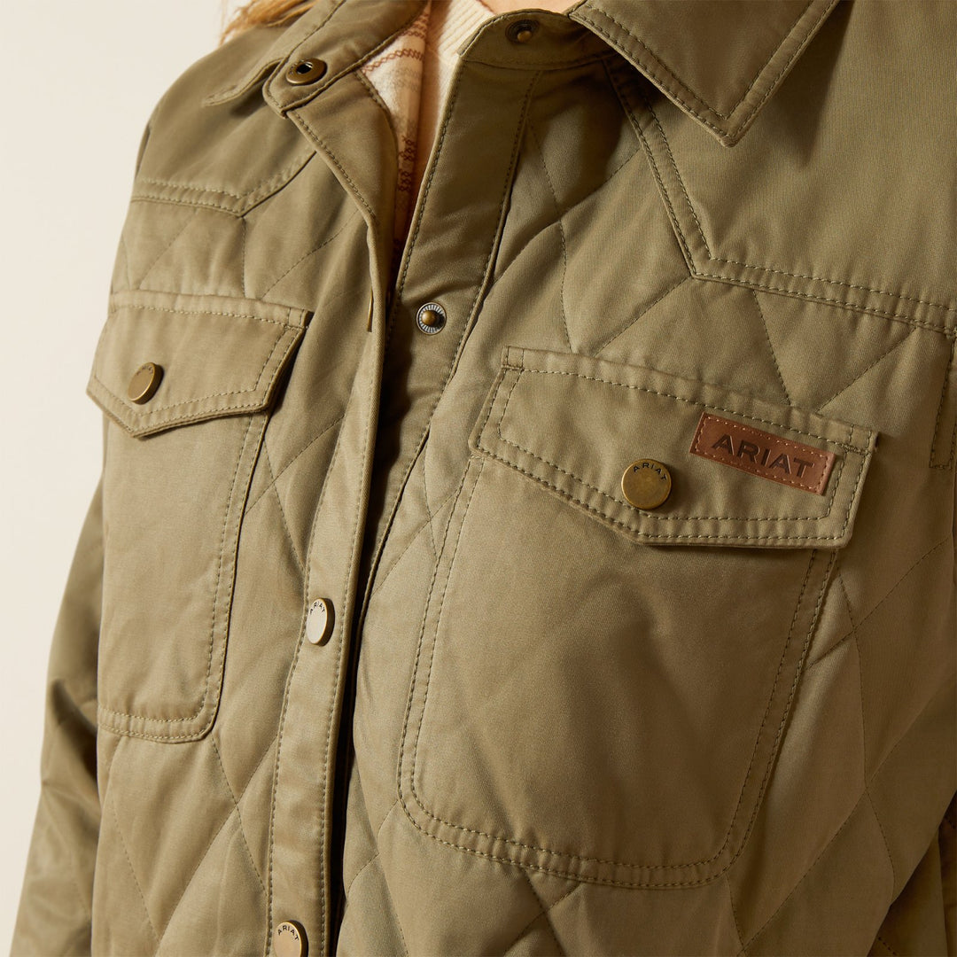 Grizzly Quilted Barn Jacket from Ariat