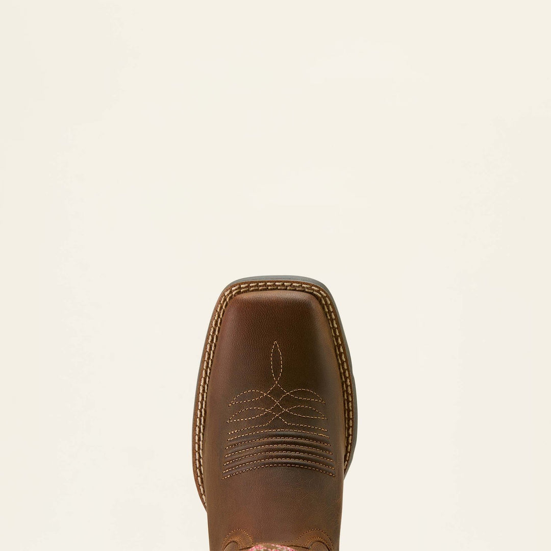 Round Up StretchFit Wide Square Toe Western Boot from Ariat