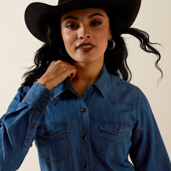 True Blue Long Sleeve Shirt from Ariat - High Call Outfitters