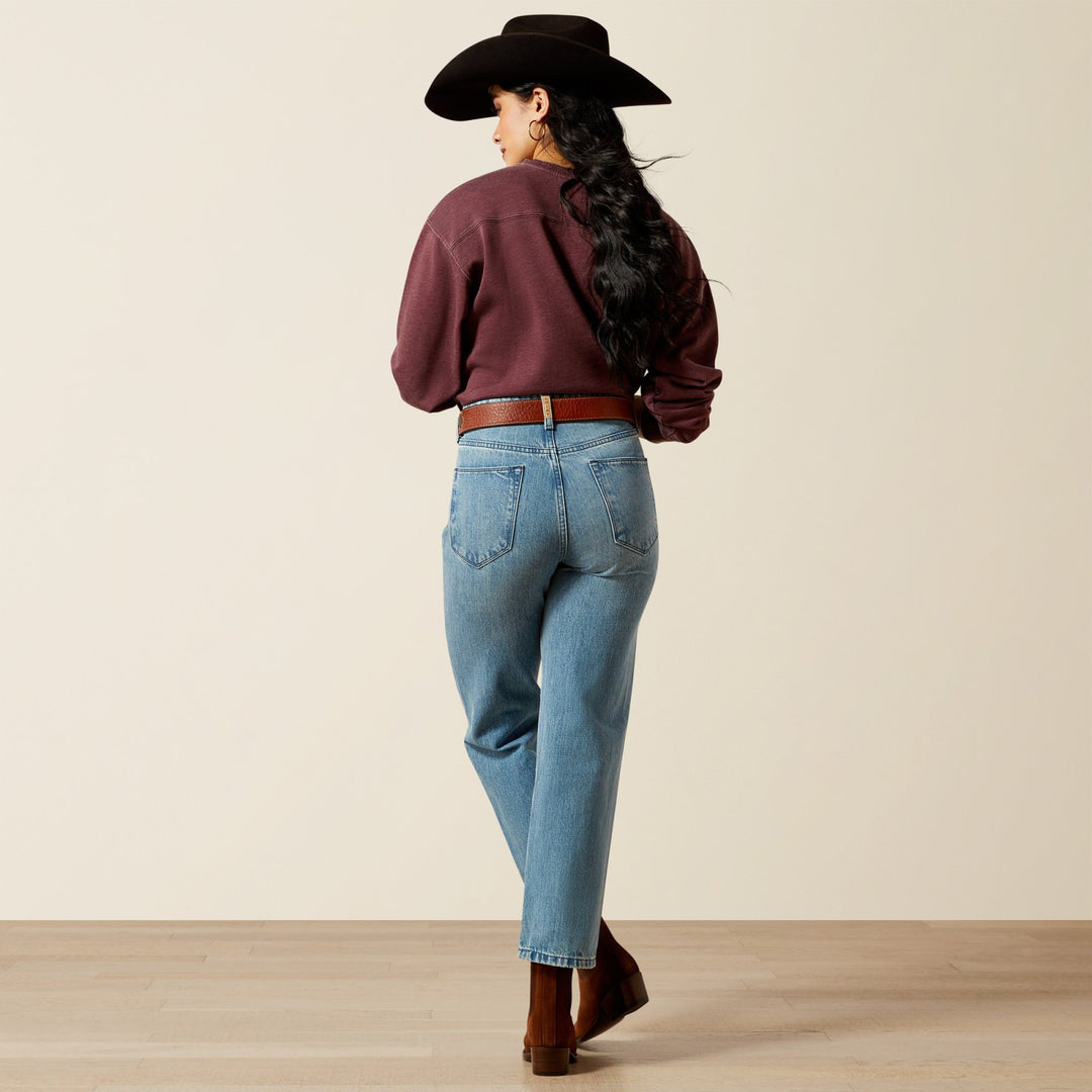 Ultra High Rise Cheyenne Yoke Tomboy Straight Leg Jean from Ariat