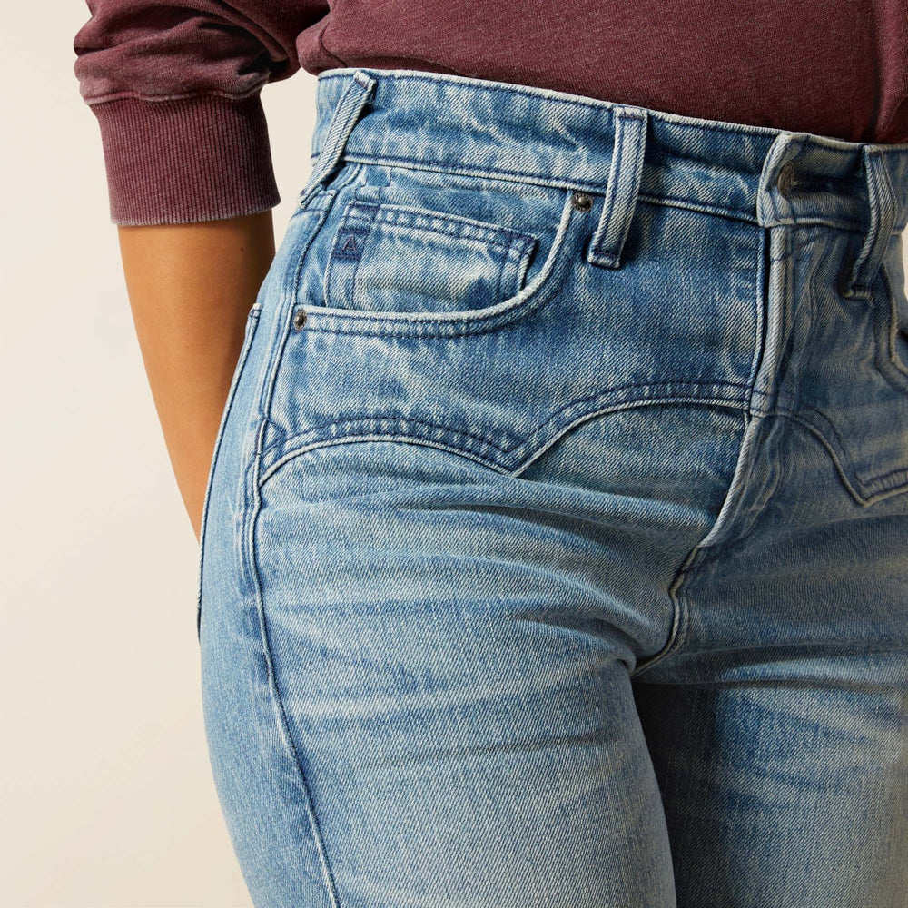Ultra High Rise Cheyenne Yoke Tomboy Straight Leg Jean from Ariat - High Call Outfitters