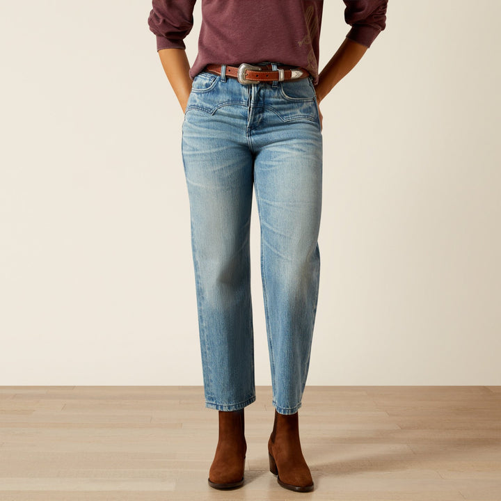 Ultra High Rise Cheyenne Yoke Tomboy Straight Leg Jean from Ariat