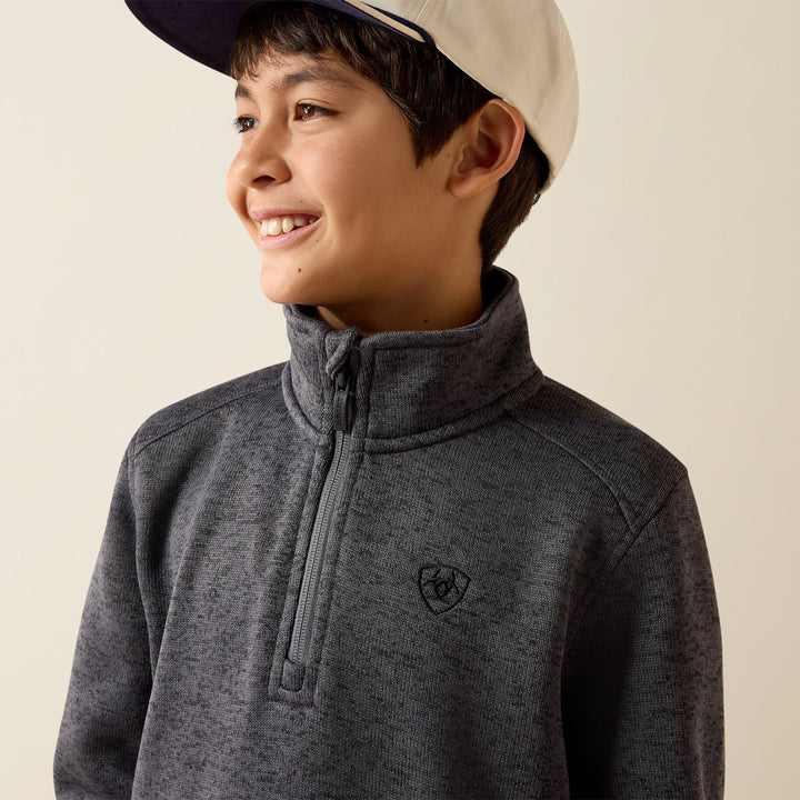 Youth Caldwell 1/4 Zip Sweater from Ariat