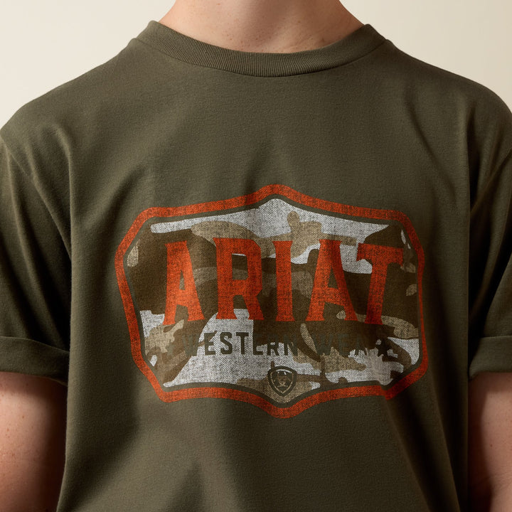 Youth Wild Creek Camo T-Shirt from Ariat