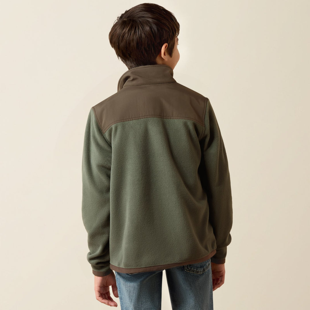 Boys Basis Fleece Pullover from Ariat - High Call Outfitters