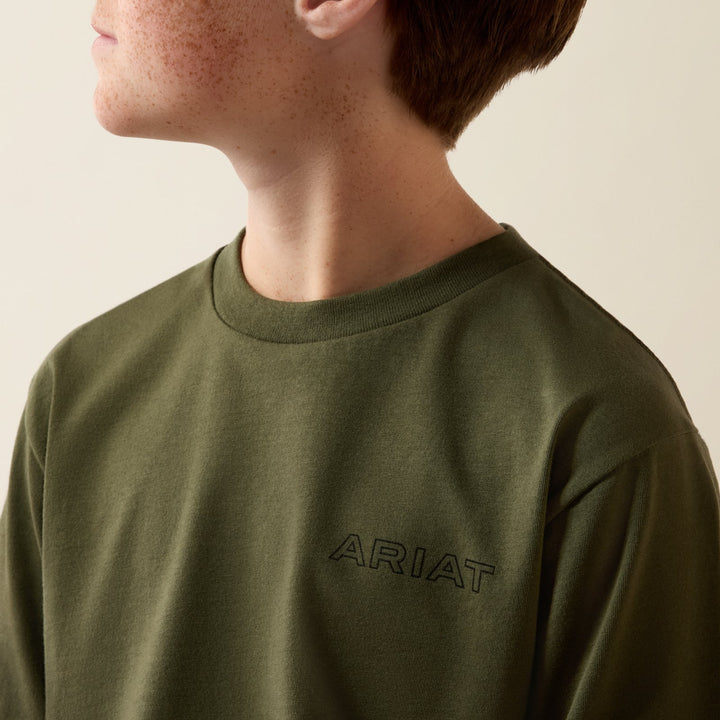 Boys Rust Serape Shield T-Shirt from Ariat - High Call Outfitters