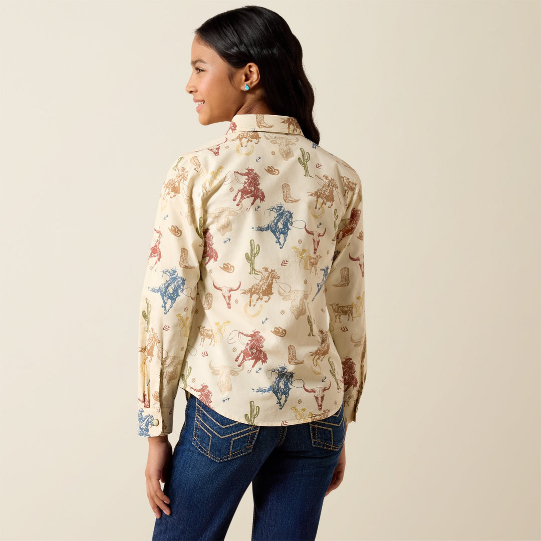 Youth Ranch Tale Western Snap Shirt from Ariat