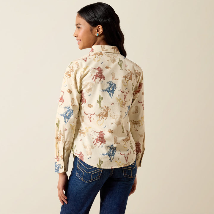 Youth Ranch Tale Western Snap Shirt from Ariat