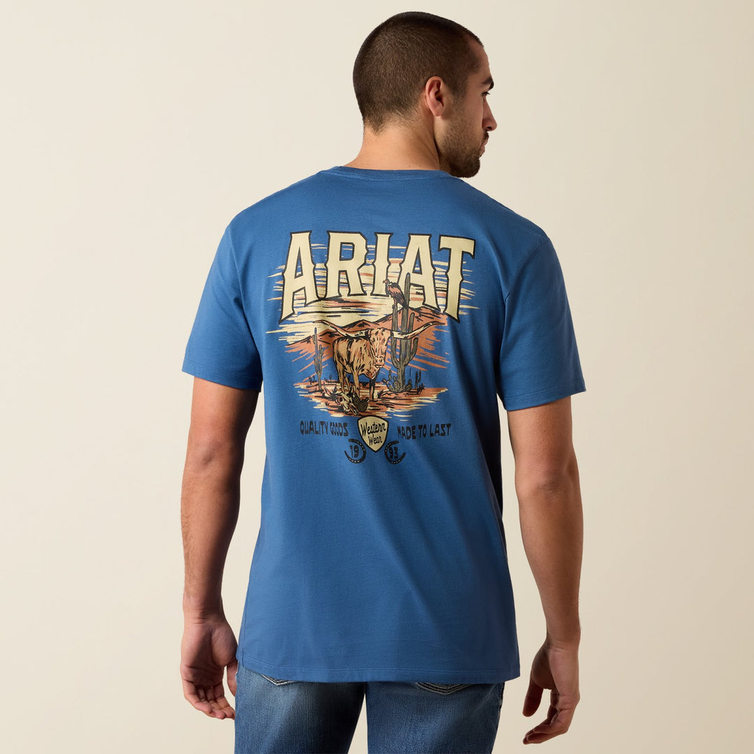 Lone Longhorn Short Sleeve Tee from Ariat