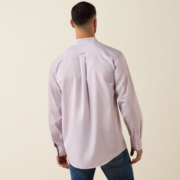 Wrinkle Free Solid Pinpoint Oxford Classic Fit Shirt from Ariat - High Call Outfitters