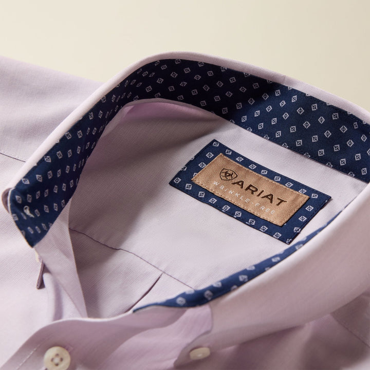 Wrinkle Free Solid Pinpoint Oxford Classic Fit Shirt from Ariat - High Call Outfitters