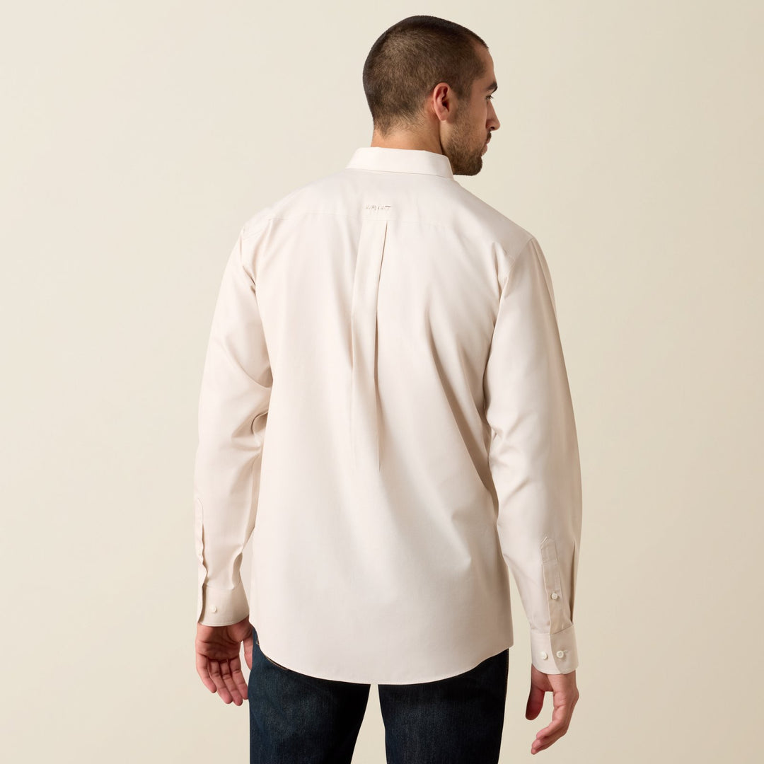 Wrinkle Free Solid Pinpoint Oxford Classic Fit Shirt from Ariat - High Call Outfitters