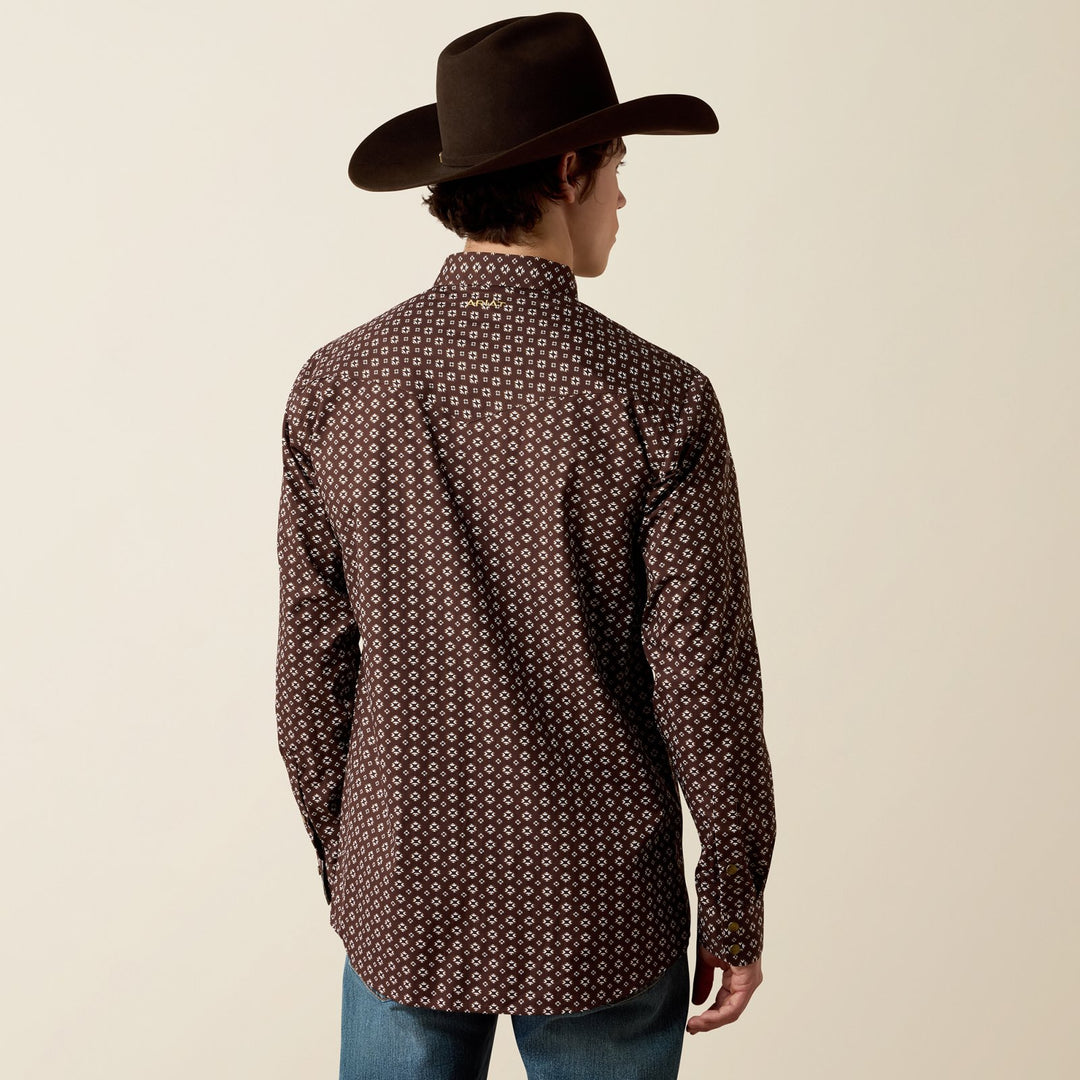 Wrinkle Free Rebel Fitted Snap Shirt from Ariat - High Call Outfitters