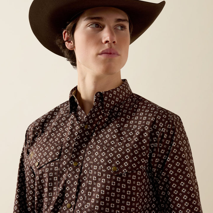 Wrinkle Free Rebel Fitted Snap Shirt from Ariat - High Call Outfitters