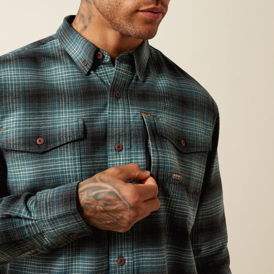 Rebar Flannel DuraStretch Work Shirt from Ariat