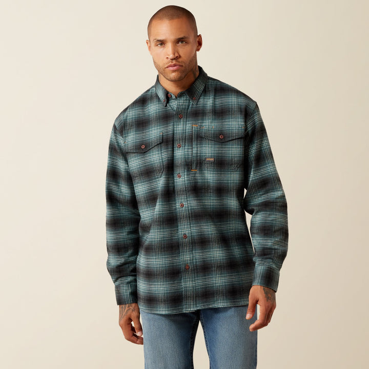 Rebar Flannel DuraStretch Work Shirt from Ariat