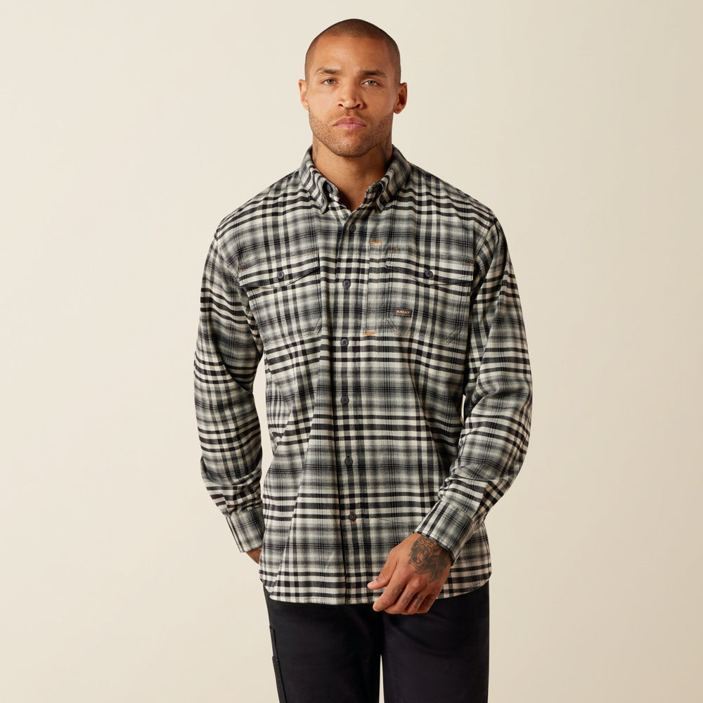 Rebar Flannel DuraStretch Work Shirt from Ariat - High Call Outfitters