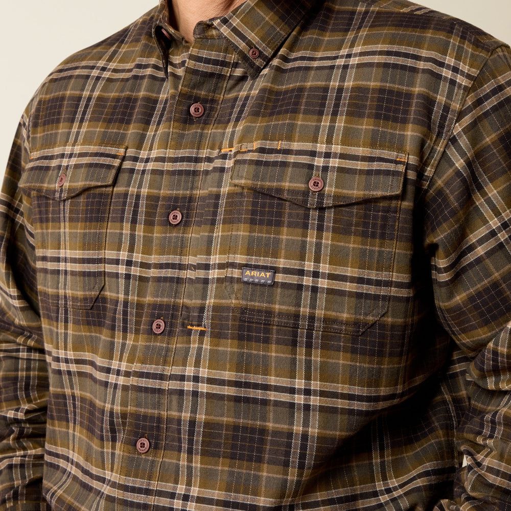 Rebar Flannel DuraStretch Work Shirt from Ariat - High Call Outfitters