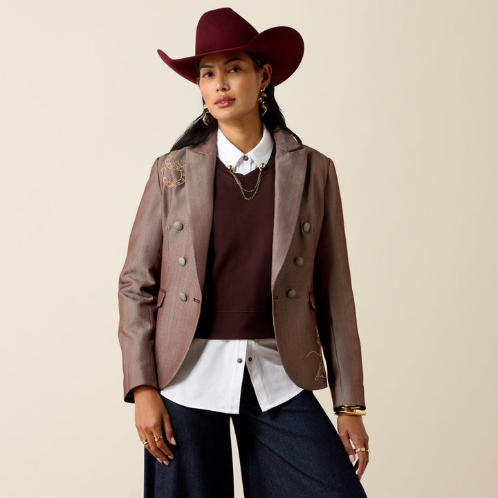 Herringbone Blazer from Ariat