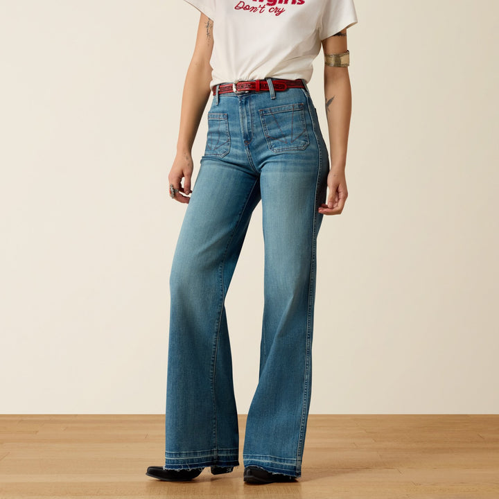 Ultra High Rise Mavis Wide Leg Jean from Ariat