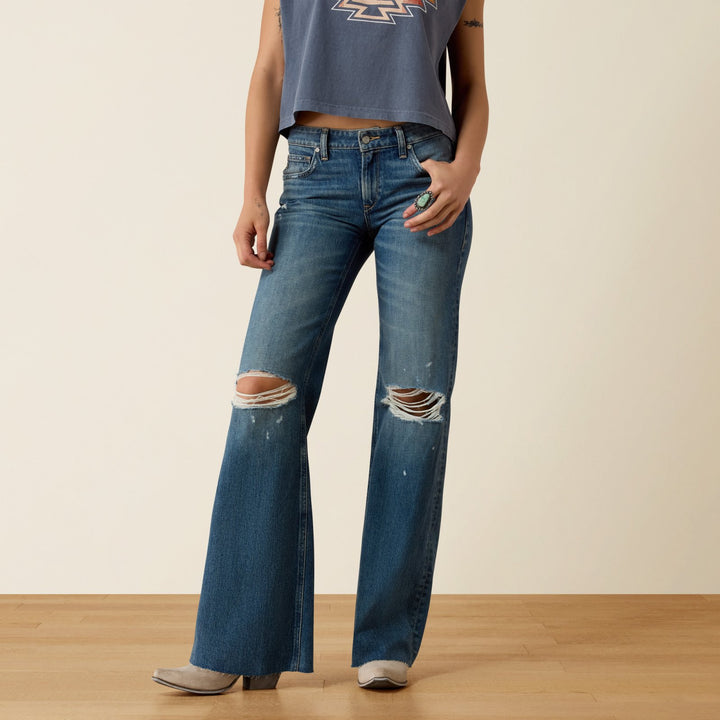 Perfect Rise Petra Flipside Wide Leg Jean from Ariat