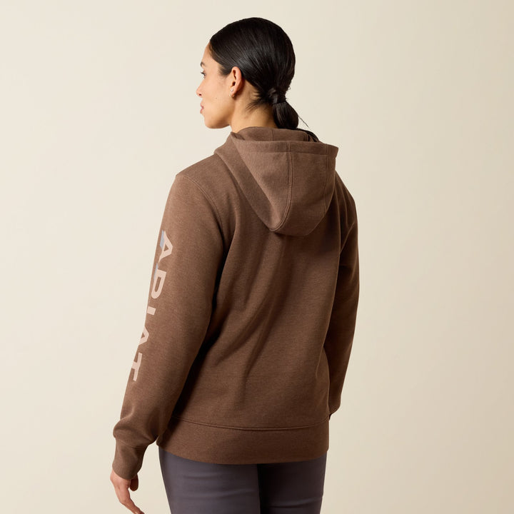 Rebar Lightweight Logo 1/2 Zip Hooded Sweatshirt from Ariat - High Call Outfitters