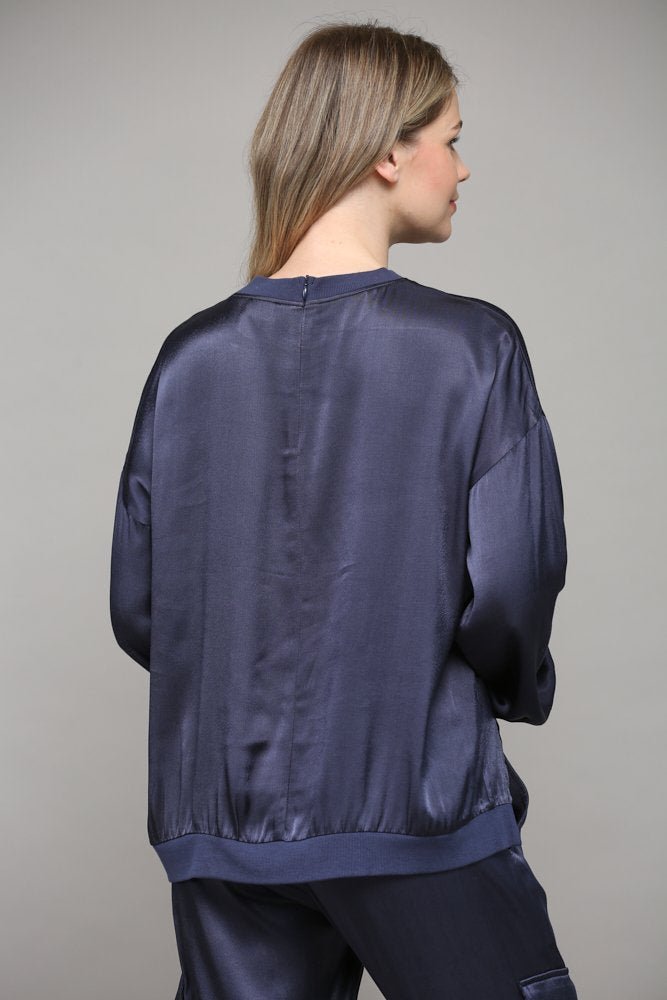 Satin Banded Top - High Call Outfitters