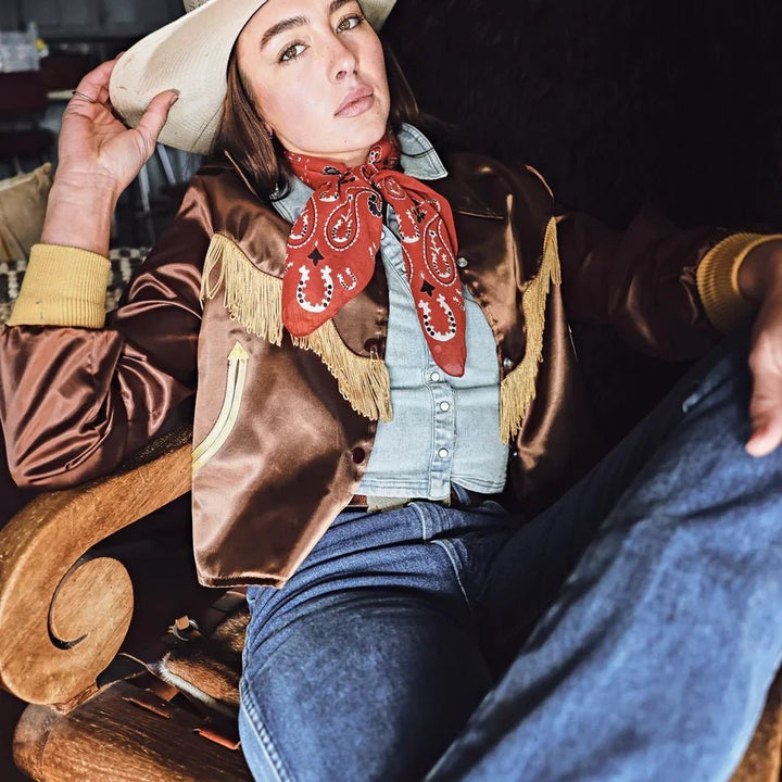 Luck Be A Paisley Bandana from Fringe Scarves - High Call Outfitters