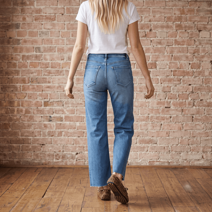 Avery High Rise Straight Leg Denim from Kut from the Kloth - High Call Outfitters
