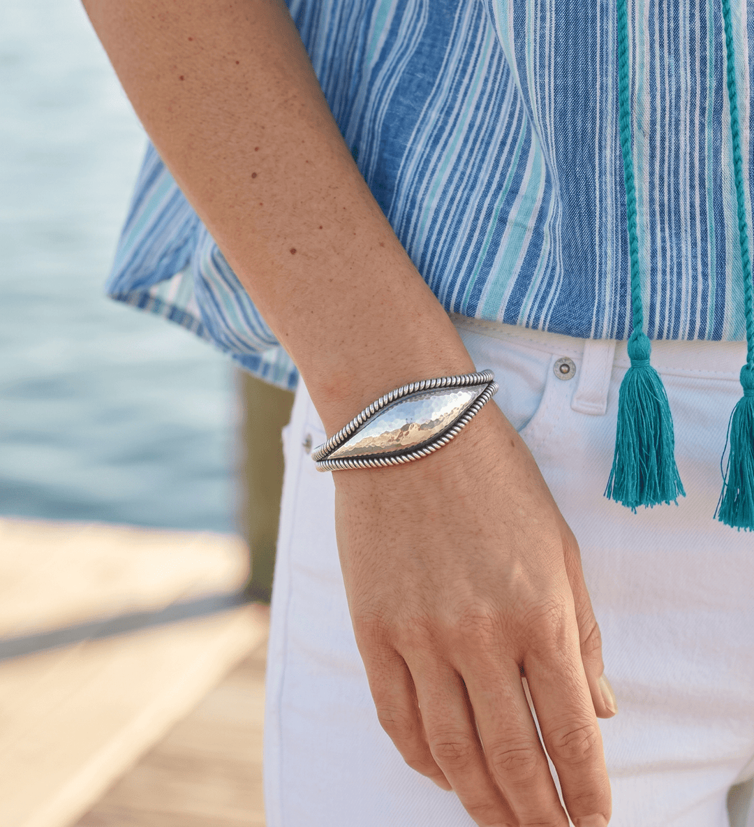 Ferrara Lacrima Hinged Bracelet from Brighton - High Call Outfitters