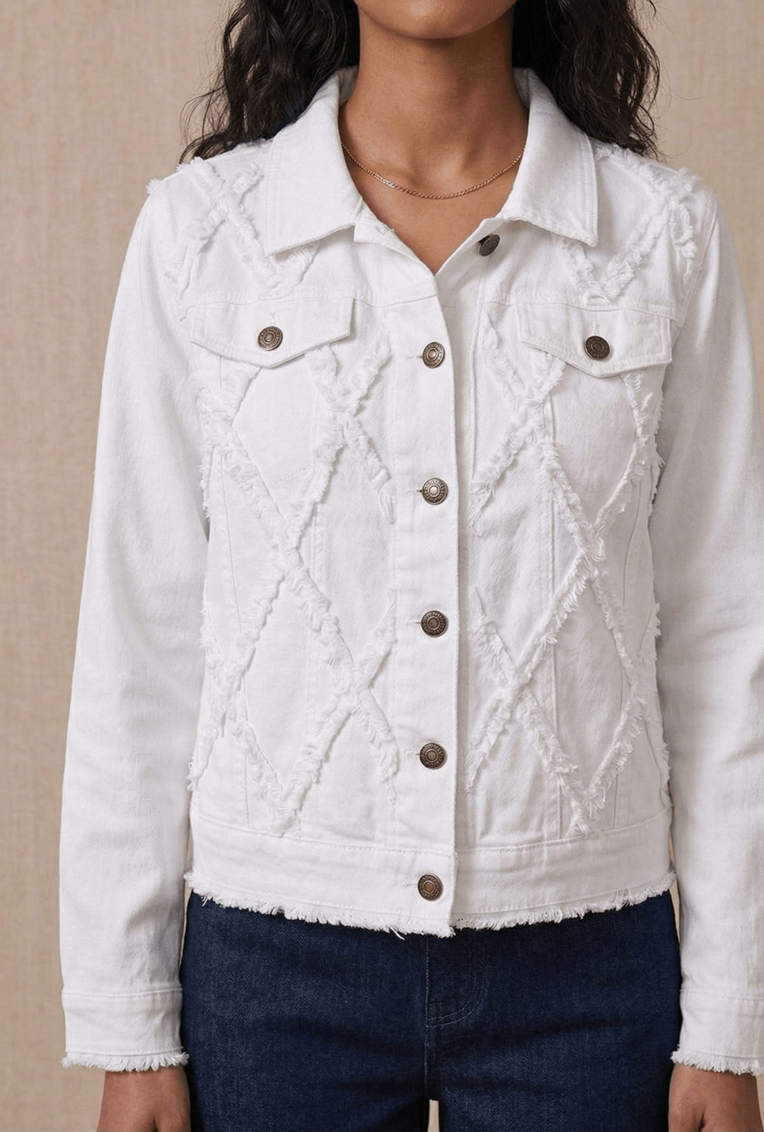 Diamond Fringe Jacket from Multiples - High Call Outfitters