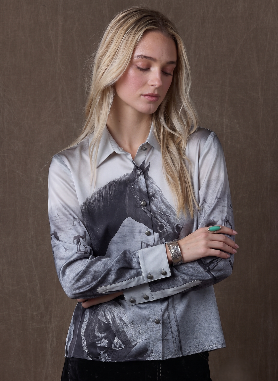 Well Watched Blouse from Double D Ranch - High Call Outfitters