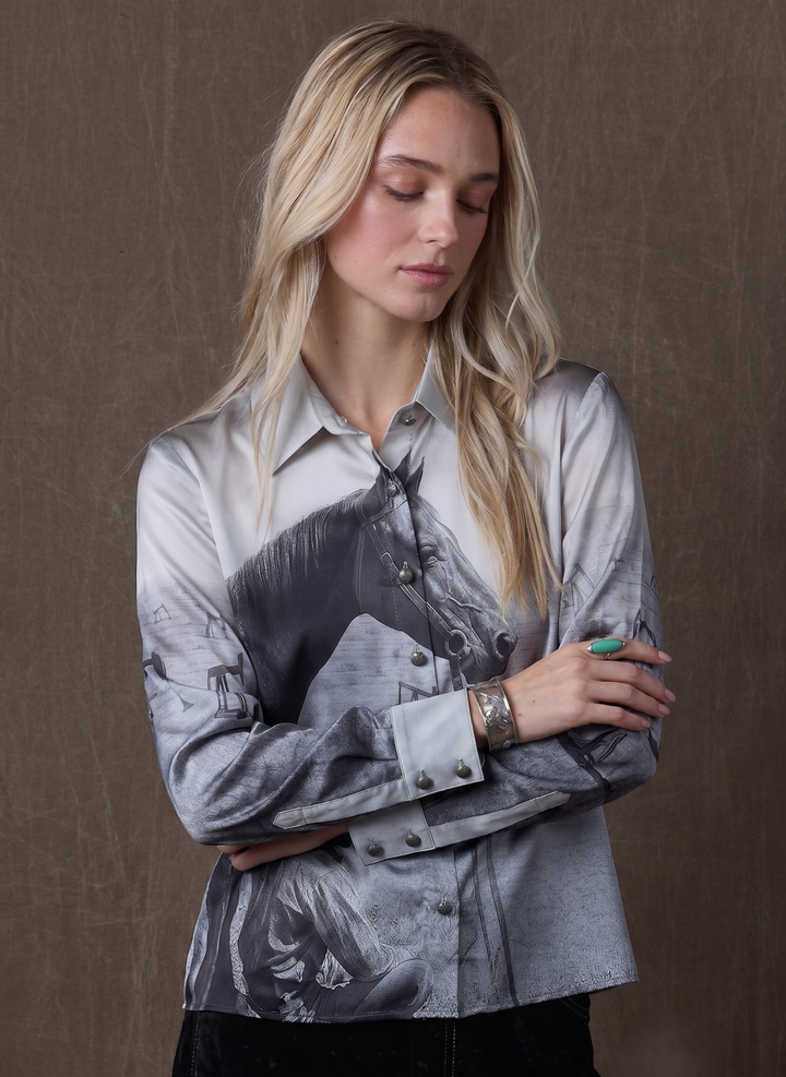 Well Watched Blouse from Double D Ranch - High Call Outfitters