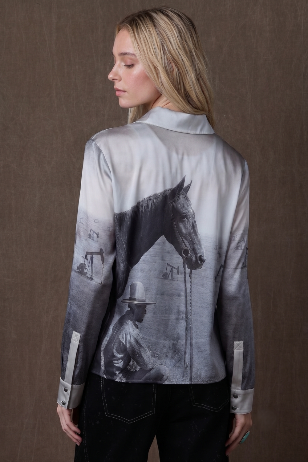 Well Watched Blouse from Double D Ranch - High Call Outfitters