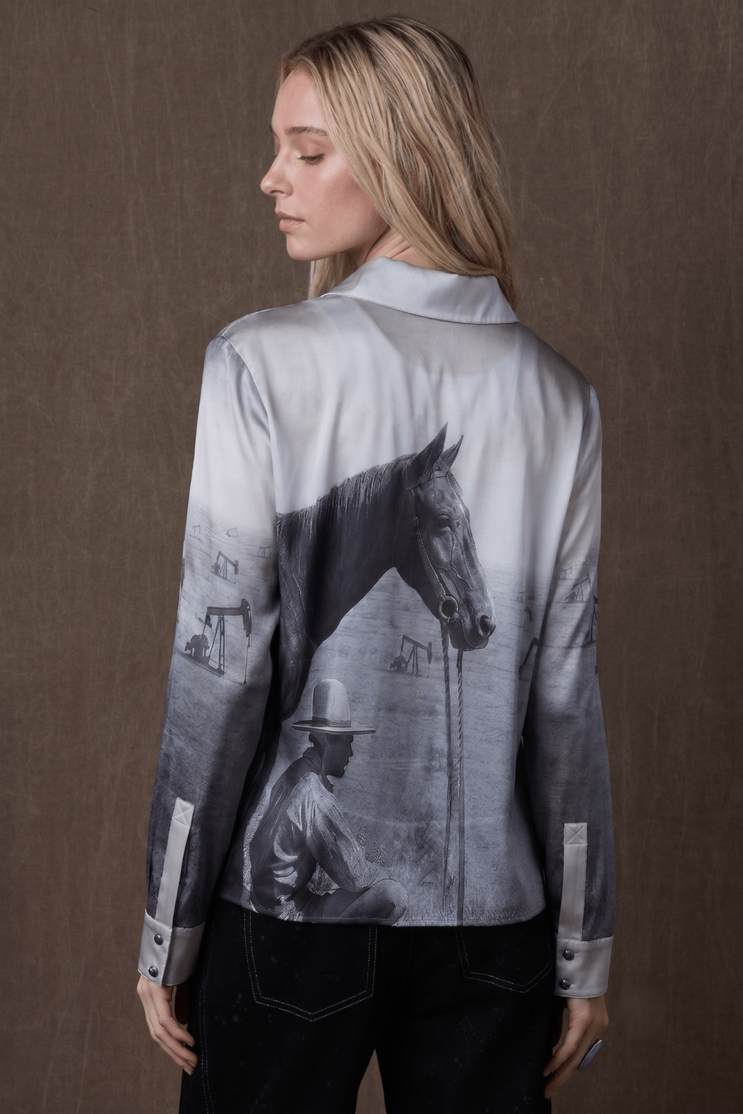 Well Watched Blouse from Double D Ranch - High Call Outfitters