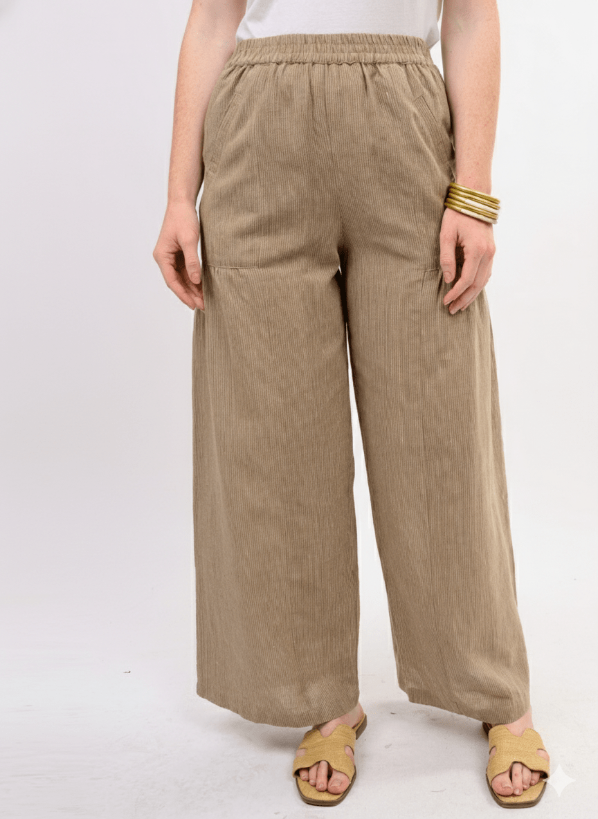 Wide Leg Pinestripe Pant from Ivy Jane - High Call Outfitters