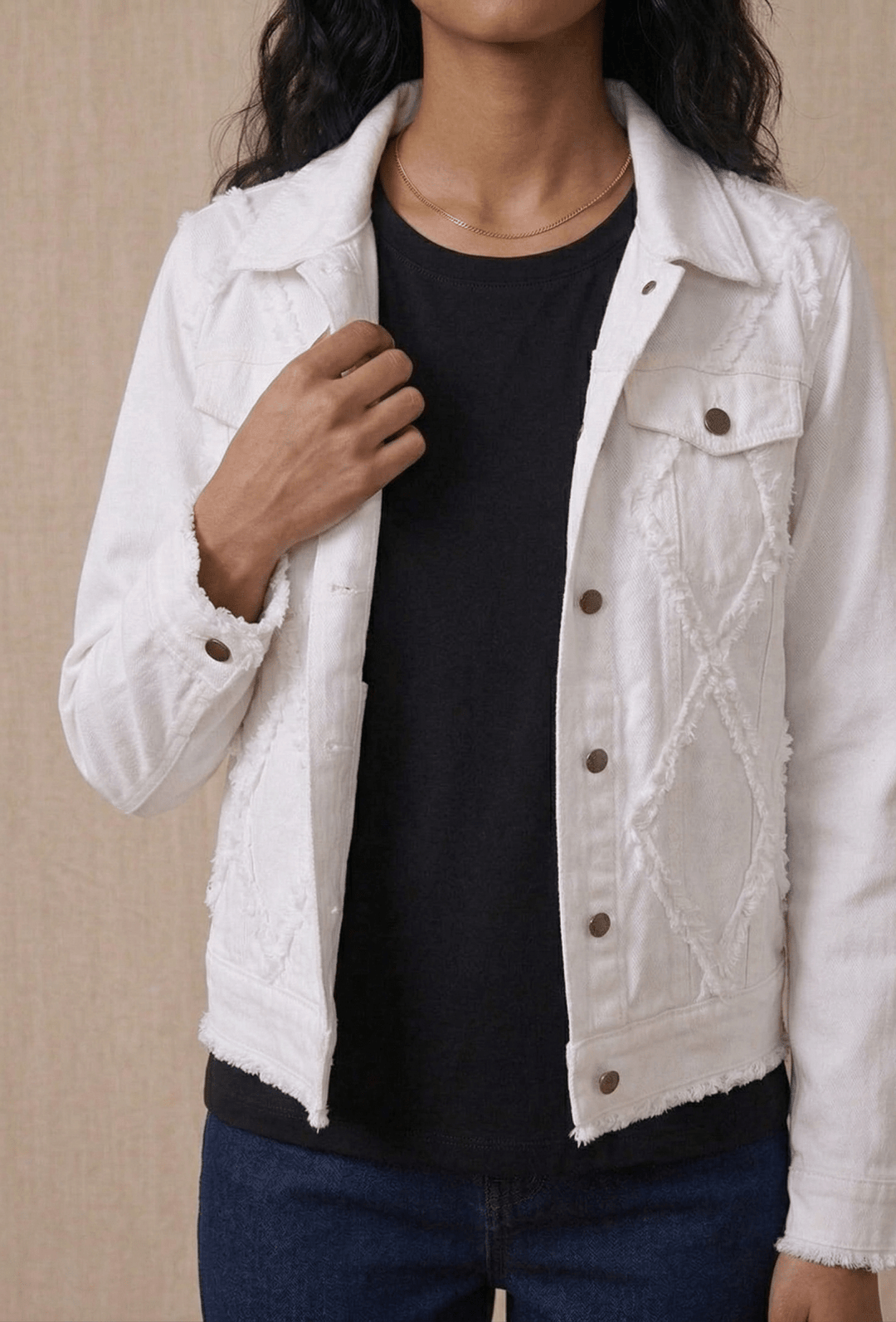 Diamond Fringe Jacket from Multiples - High Call Outfitters