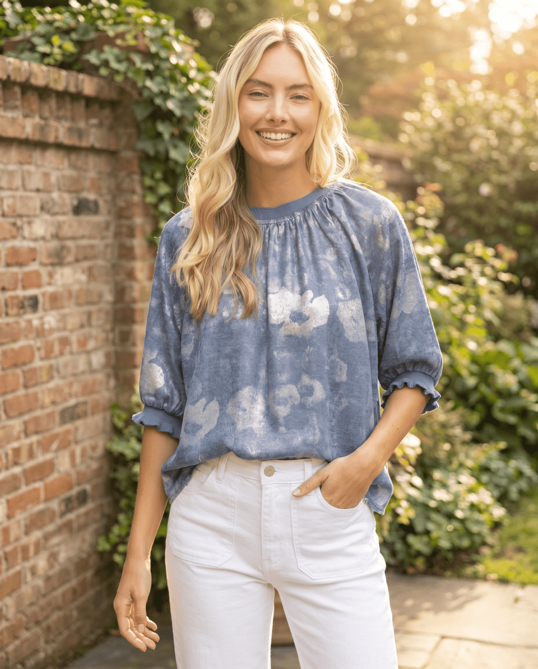 Knit Band Raglan Top - High Call Outfitters