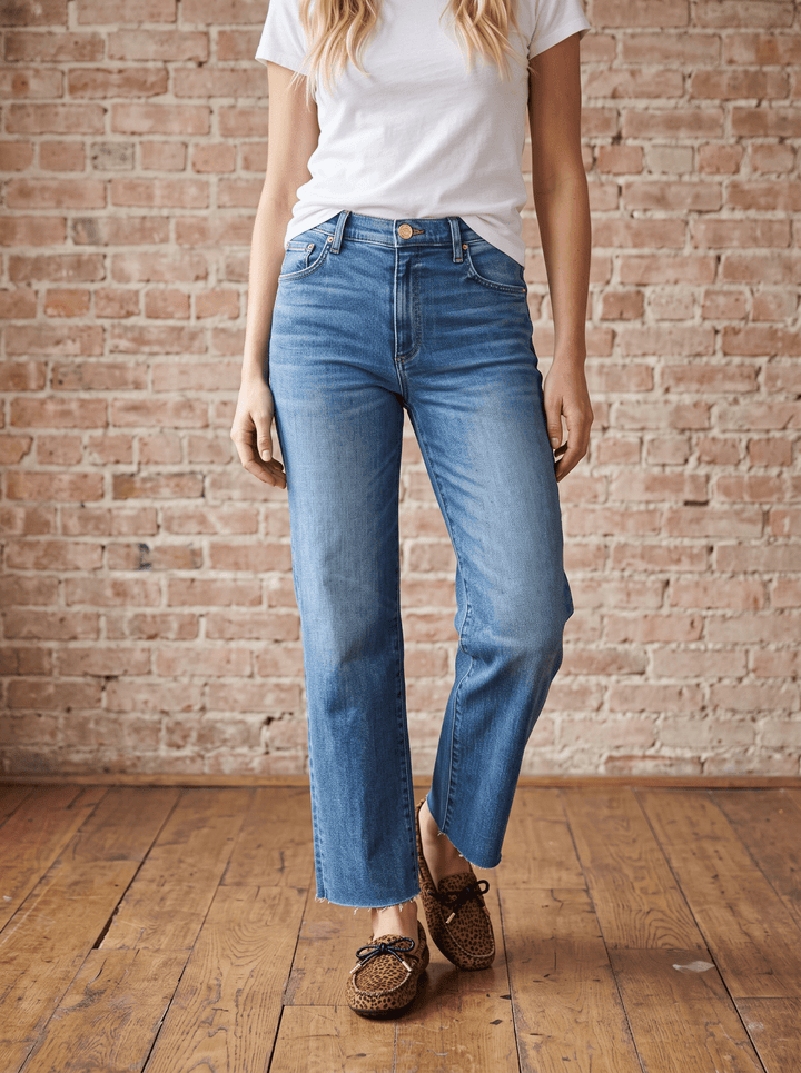 Avery High Rise Straight Leg Denim from Kut from the Kloth - High Call Outfitters