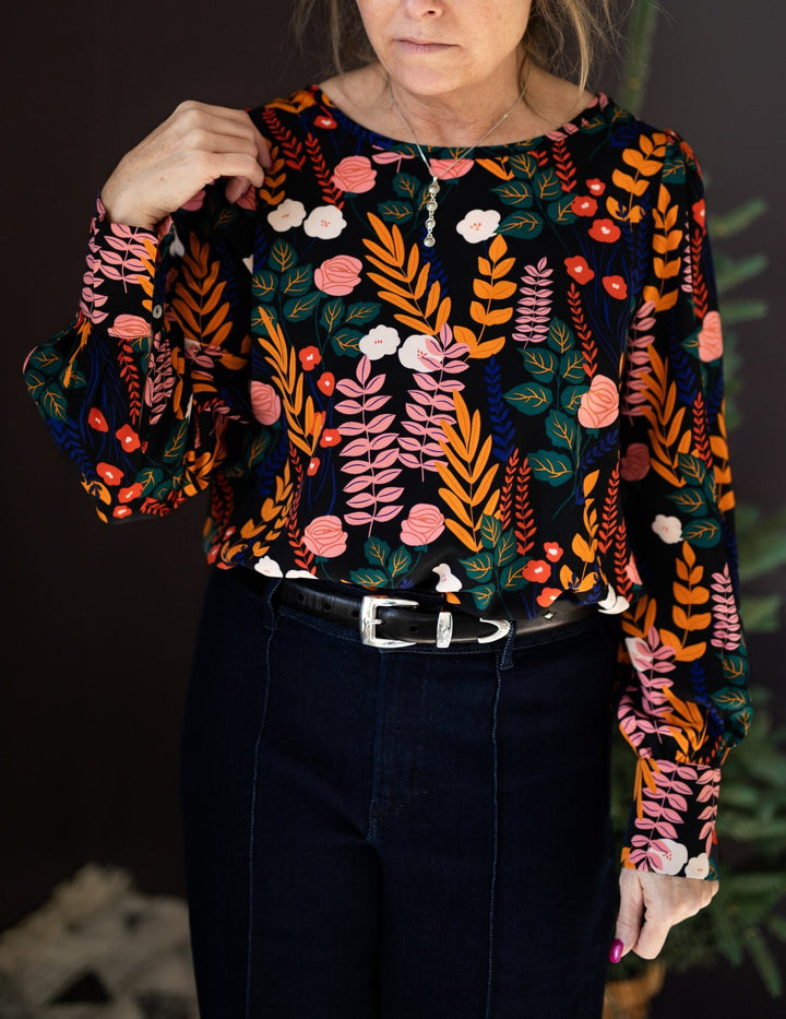 Multi Color Printed Top - High Call Outfitters