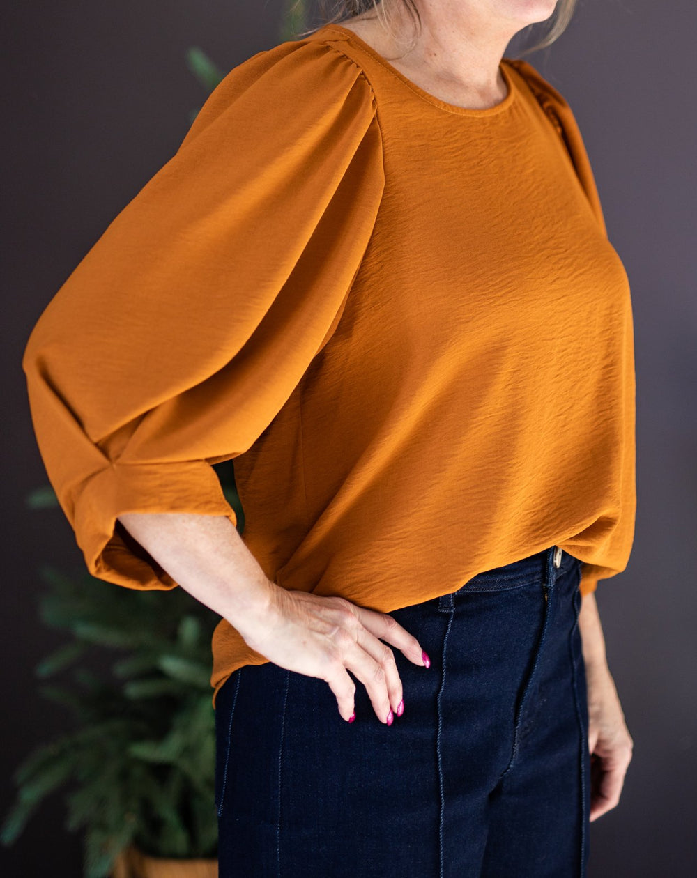 Pinch & Tuck Sleeve Top from Ivy Jane - High Call Outfitters