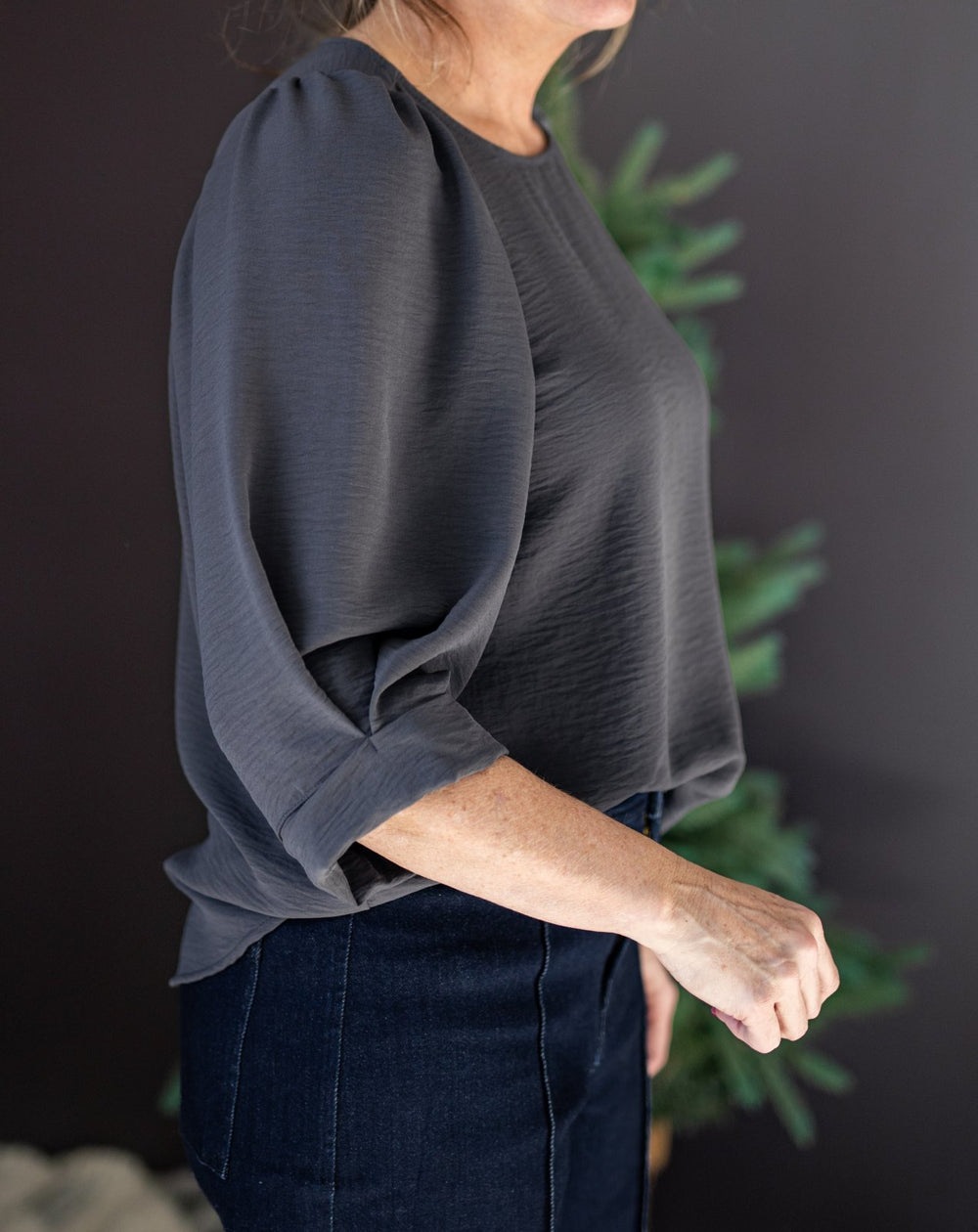 Pinch & Tuck Sleeve Top from Ivy Jane - High Call Outfitters