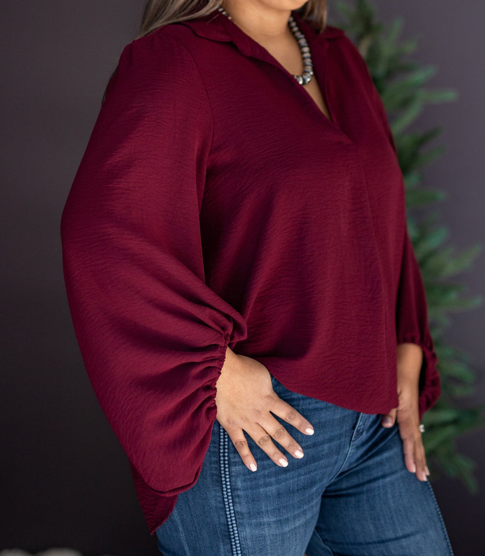 Pop A Collar Top from Ivy Jane - High Call Outfitters