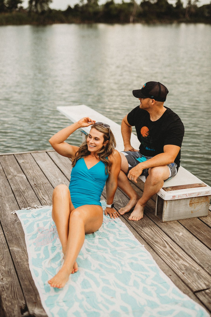 Wrap One Piece Swimsuit from Tribal