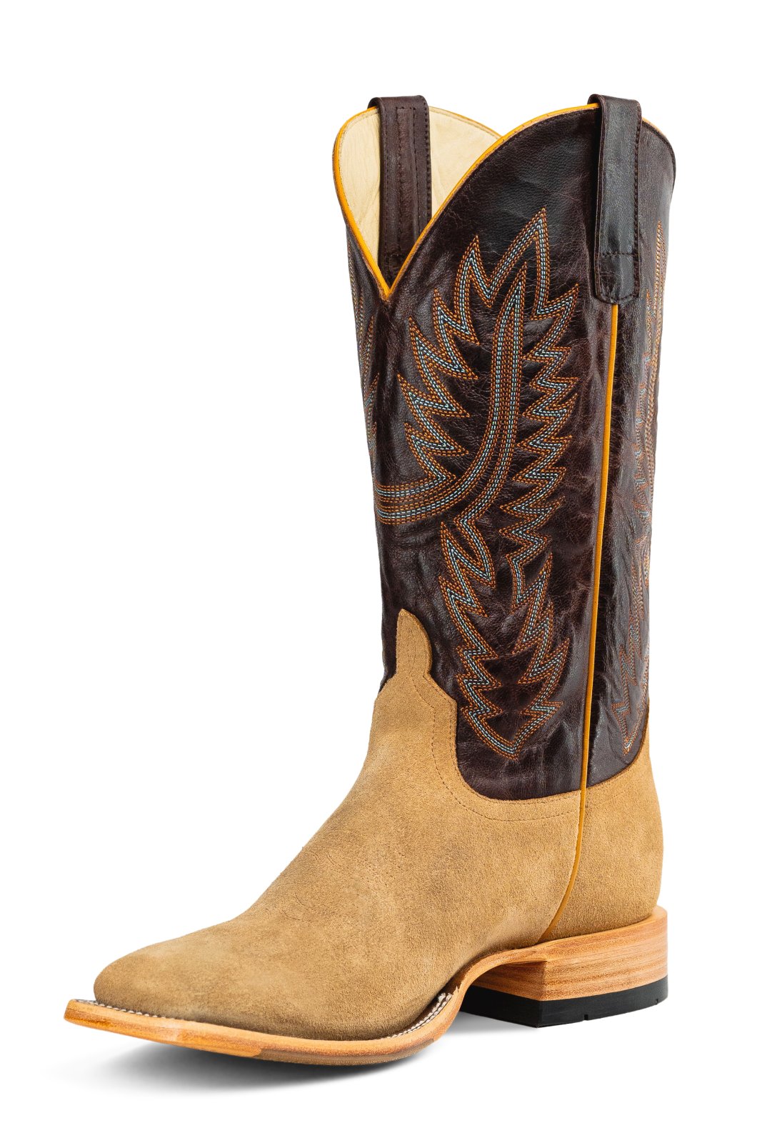 Tan Crazy Roughout Top Hand from Horsepower Boots - High Call Outfitters