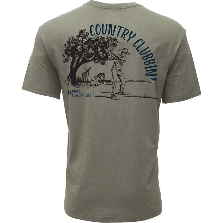 Country Clubbin' Cowboy Golf Tee Shirt