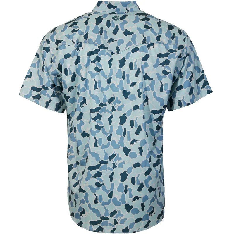 Sol Blue Camo Shirt from Hooey - High Call Outfitters