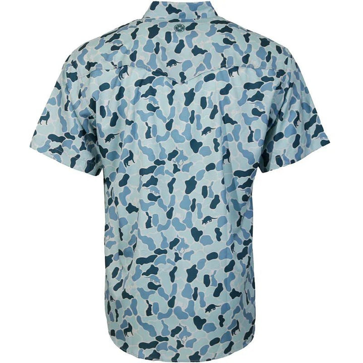 Sol Blue Camo Shirt from Hooey - High Call Outfitters